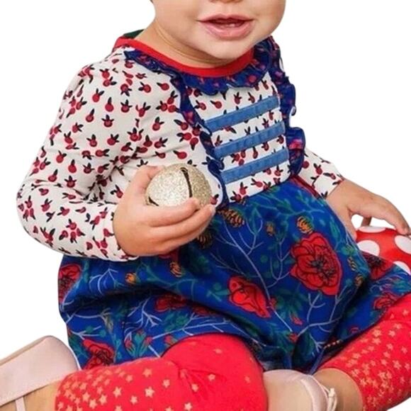 Matilda Jane Winterberry Top Make Believe Collection Dress Size 18-24M - Picture 1 of 16